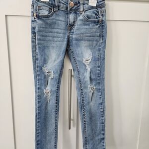 Distressed Blue Jeans for Women